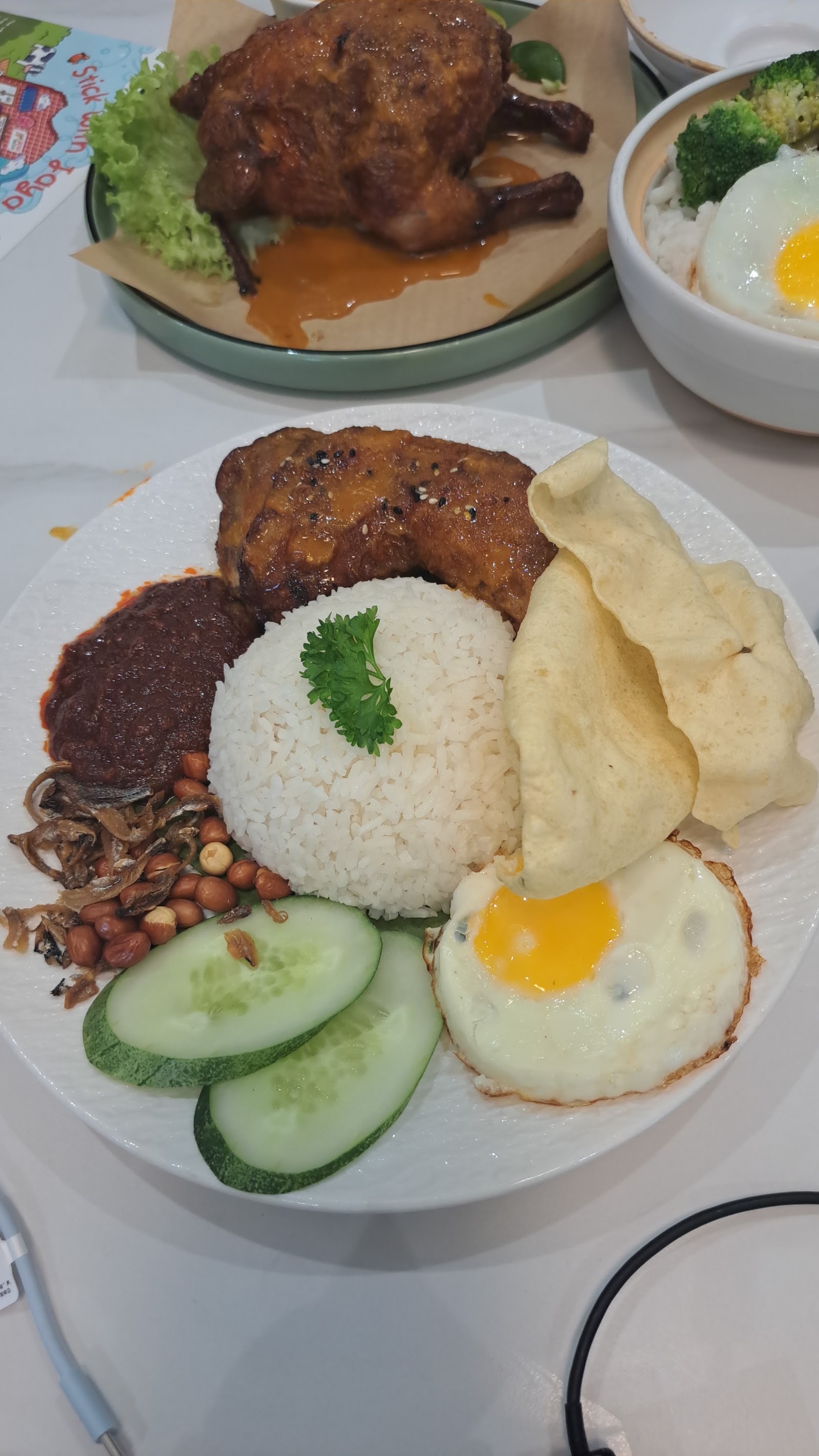 Nasi Lemak Ayam Berempah